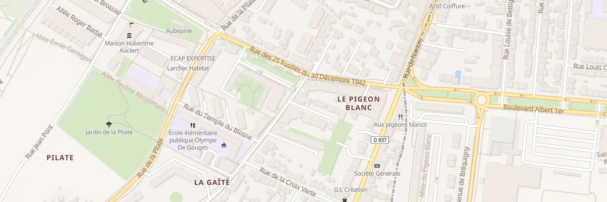 Plan du 19 Rue du Temple de Blosne à Saint-Jacques-de-la-Lande