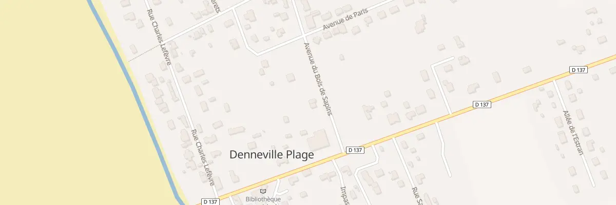 Plan du 1 Rue du Bois de Sapin à Port-Bail-sur-Mer