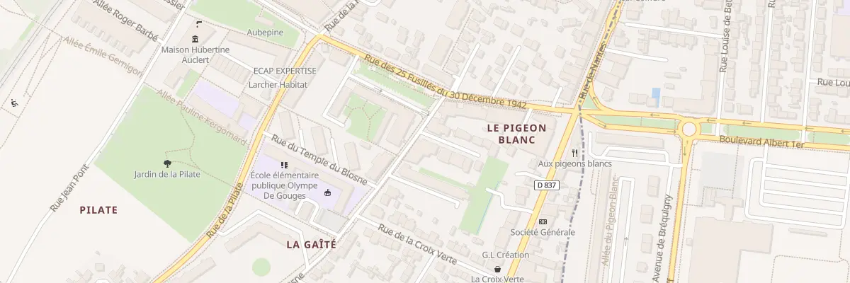 Plan du 21 Rue du Temple de Blosne à Saint-Jacques-de-la-Lande