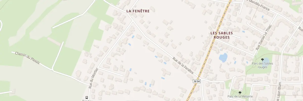 Plan du 13 Rue de la Fenêtre à Saint-Jean-de-Boiseau