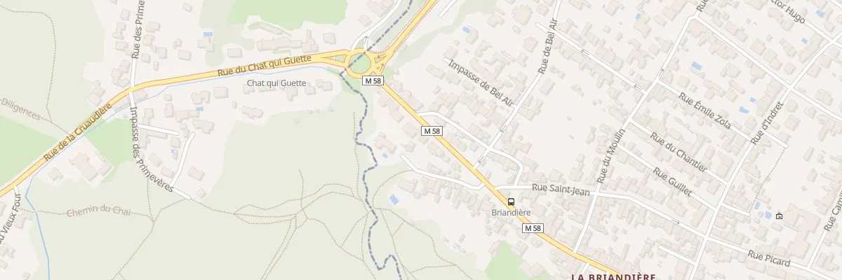 Plan du 85 Rue de la Briandière à La Montagne