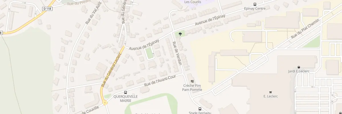 Plan du 12 Rue de Verdun - Querqueville à Cherbourg-en-Cotentin