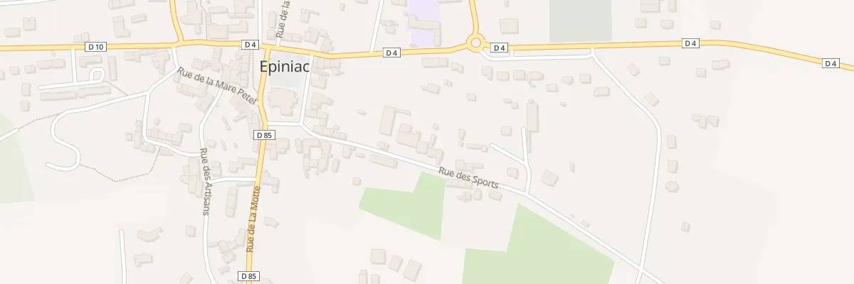 Plan du 7 Rue des Sports à Epiniac