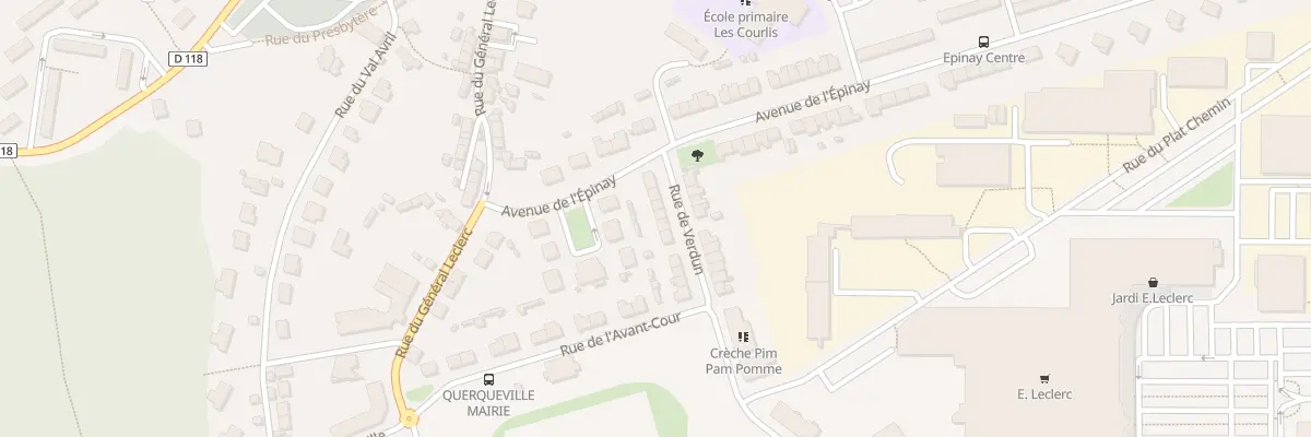 Plan du 8 Rue de Verdun - Querqueville à Cherbourg-en-Cotentin
