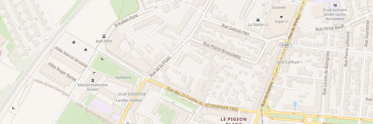 Plan du 39 Rue de la Pilate à Saint-Jacques-de-la-Lande