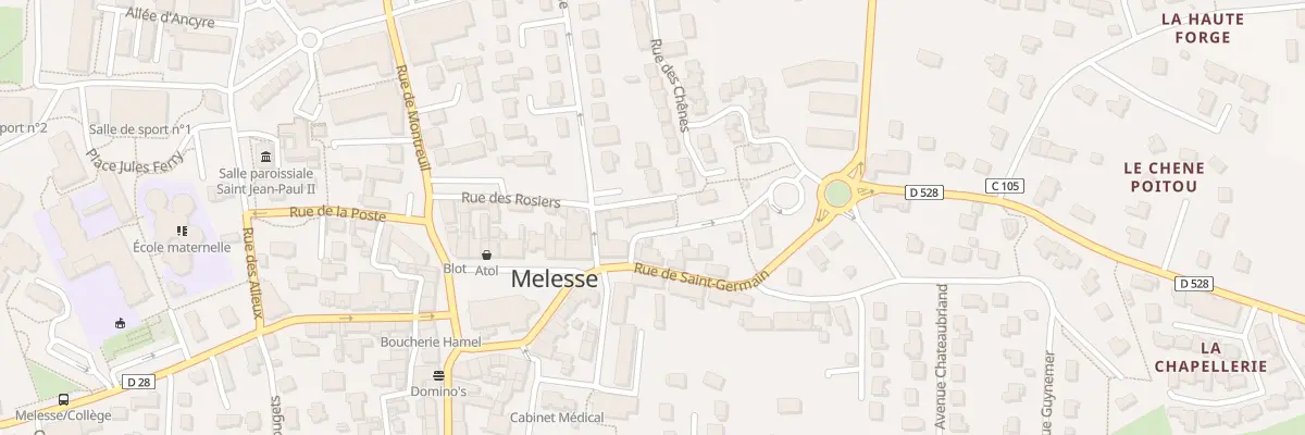 Plan du 5 Rue de la Commerais à Melesse