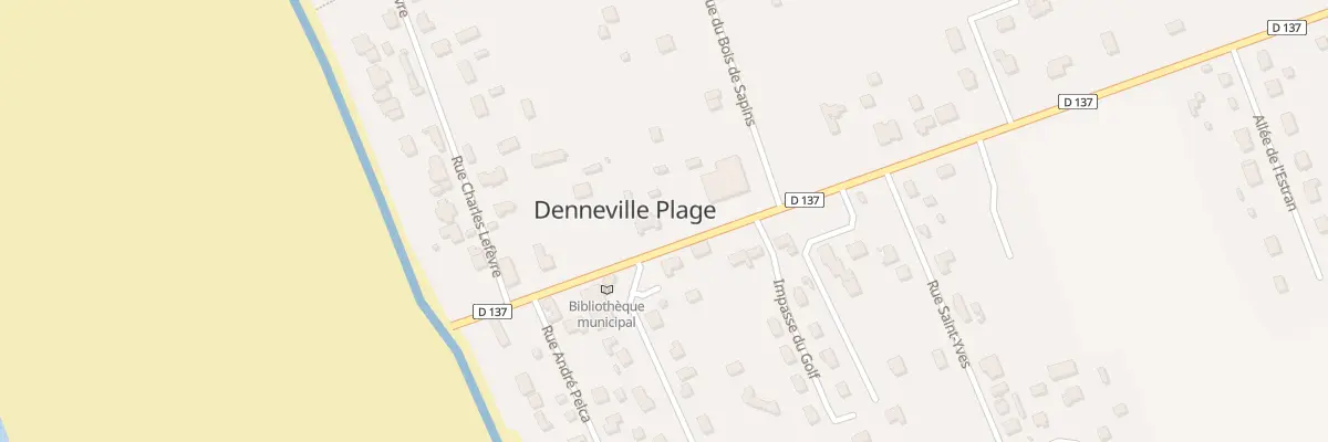 Plan du 9 Rte de la Mer Denneville à Port-Bail-sur-Mer