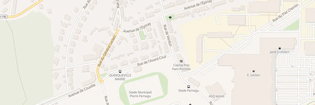 Plan du 11 Rue de l’Avant Cour à Cherbourg-en-Cotentin