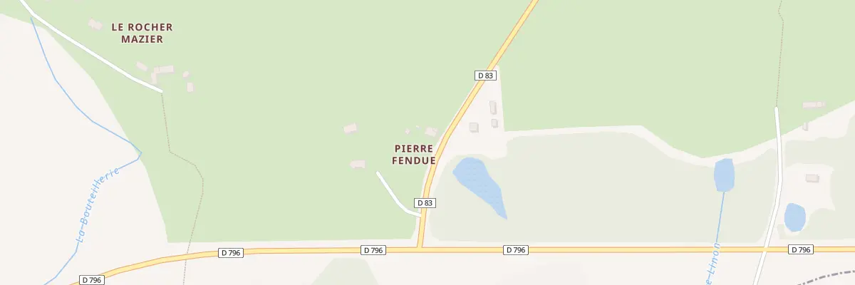 Plan du 5063 Pierre Fendue à Trémeheuc