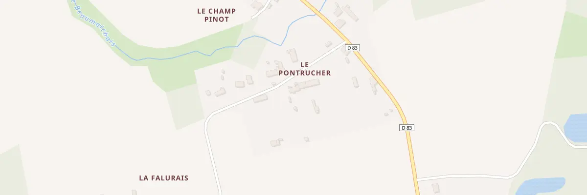 Plan du 5434 Le Pontrucher à Dingé