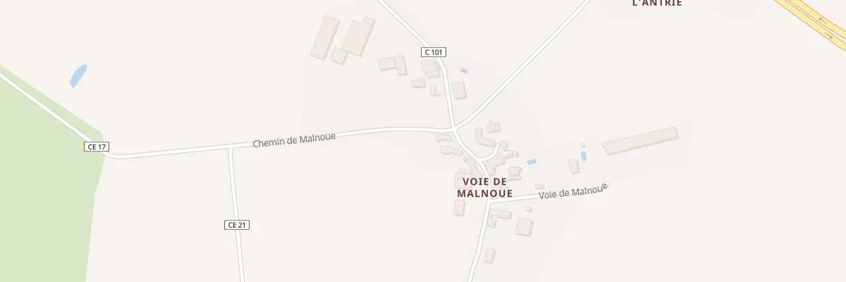 Plan du 17 Malnoue à Maché
