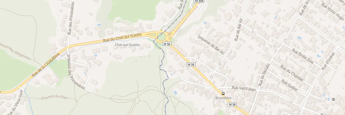 Plan du 87 Rue de la Briandière à La Montagne
