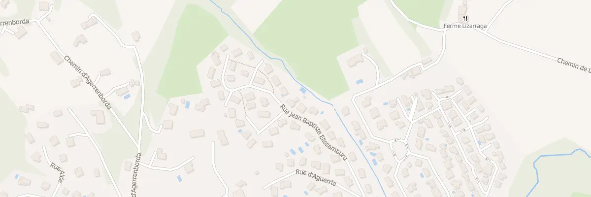 Plan du 20 Rue Jean-Baptiste Elissamburu à Urrugne
