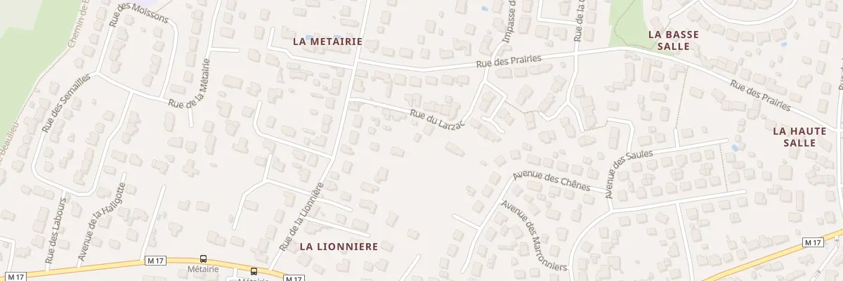 Plan du 7 Rue du Larzac à Couëron