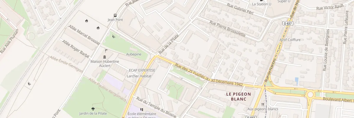 Plan du 36 Rue des Vingt-cinq Fusillés à Saint-Jacques-de-la-Lande