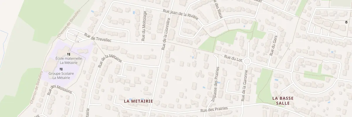Plan du 48 Rue de la Lionnière à Couëron