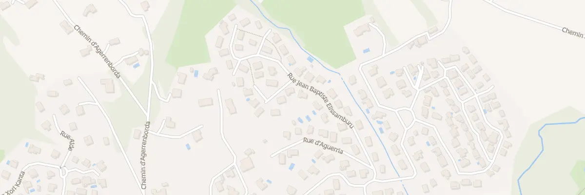 Plan du 13 Rue Jean-Baptiste Elissamburu à Urrugne
