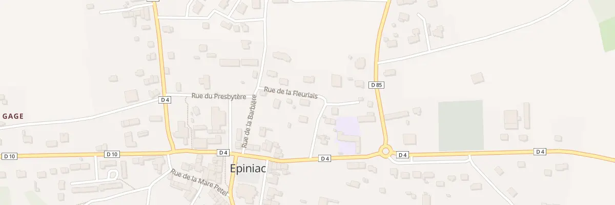 Plan du 3 Rue de la Fleuriais à Epiniac