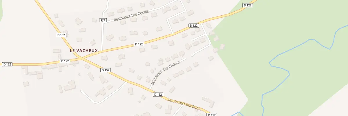 Plan du 11 Res des Chenes à Sideville