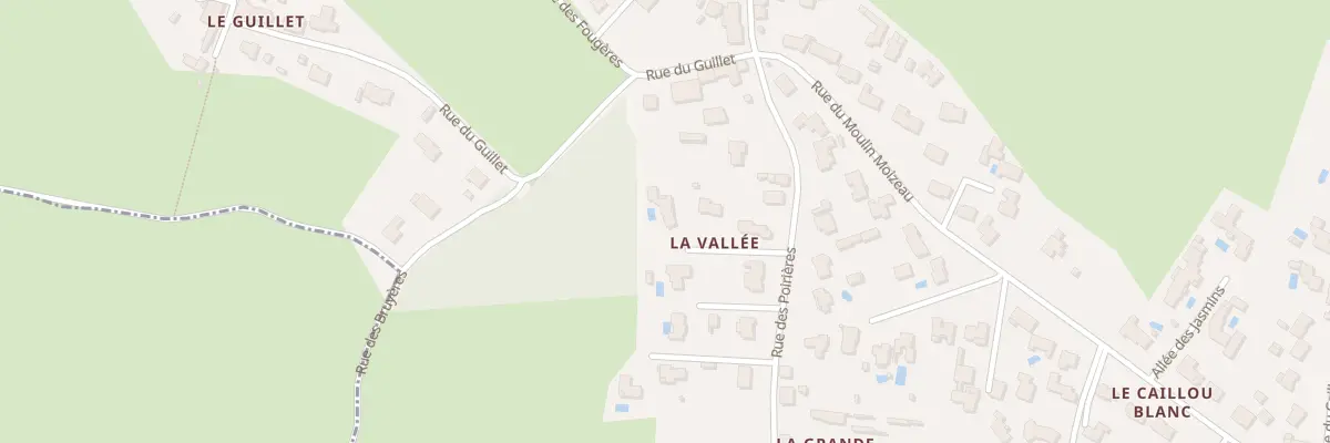 Plan du 70 All de la Vallée à Sainte-Foy