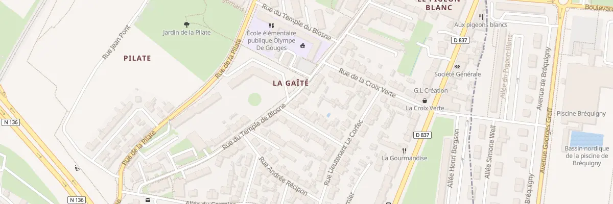 Plan du 43 Rue du Temple de Blosne à Saint-Jacques-de-la-Lande