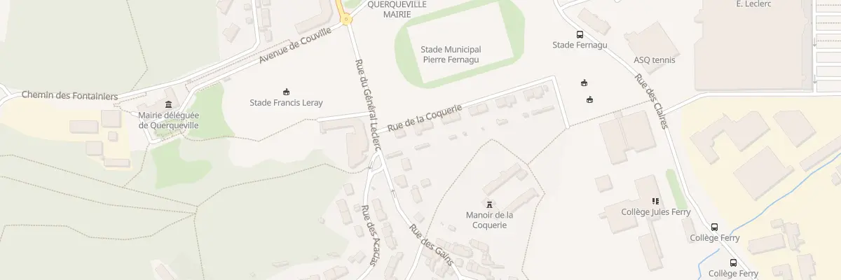 Plan du 2 Rue de la Coquerie à Cherbourg-en-Cotentin