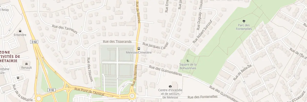 Plan du 29 Rue Jacques Cartier à Melesse