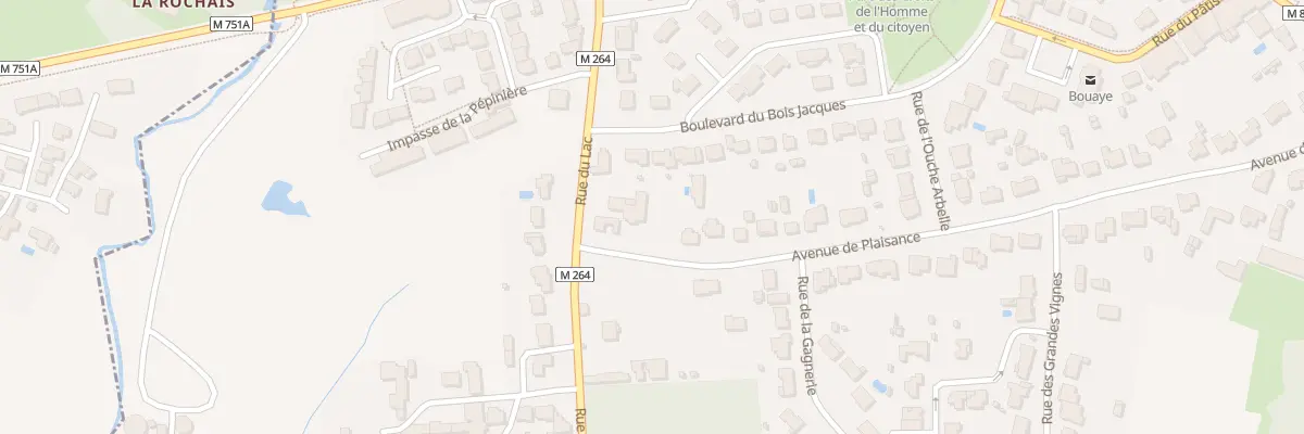 Plan du 8 Rue du Lac à Bouaye