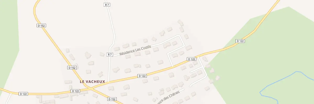 Plan du 6 Res Les Costils à Sideville