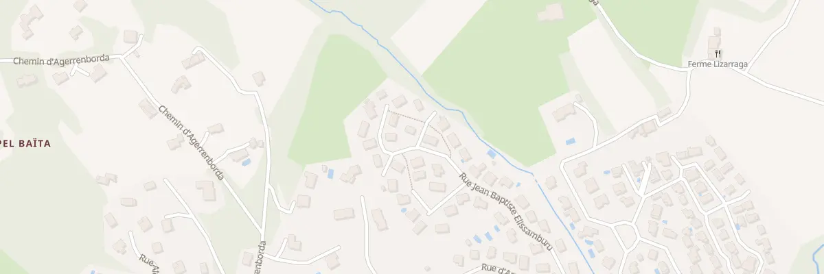 Plan du 1 Rue Xokoan à Urrugne