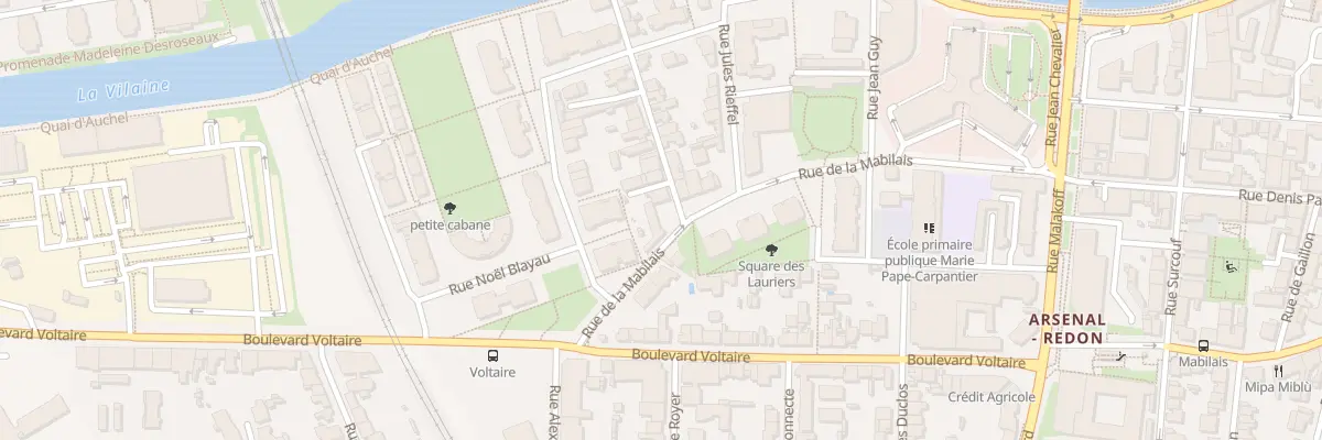 Plan du 20 Rue Malaguti à Rennes