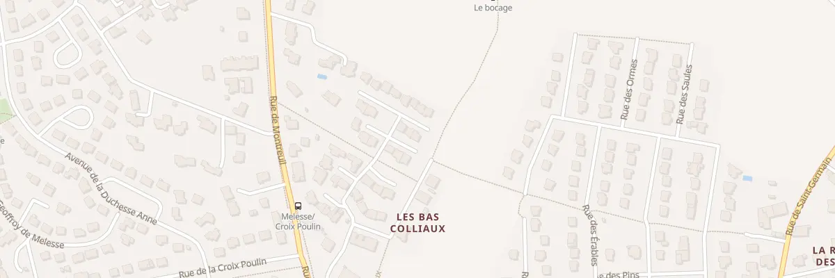 Plan du 15 Rue de la Pomme Chailleux à Melesse