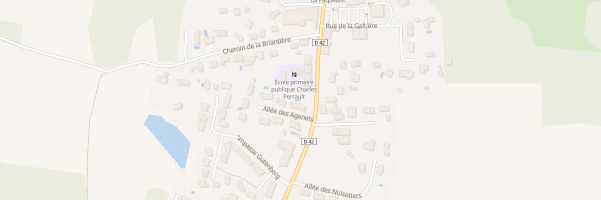 Plan du 1 All des Agenets à Vigneux-de-Bretagne