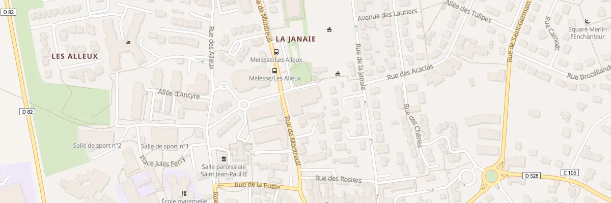 Plan du 12B Rue de Montreuil à Melesse