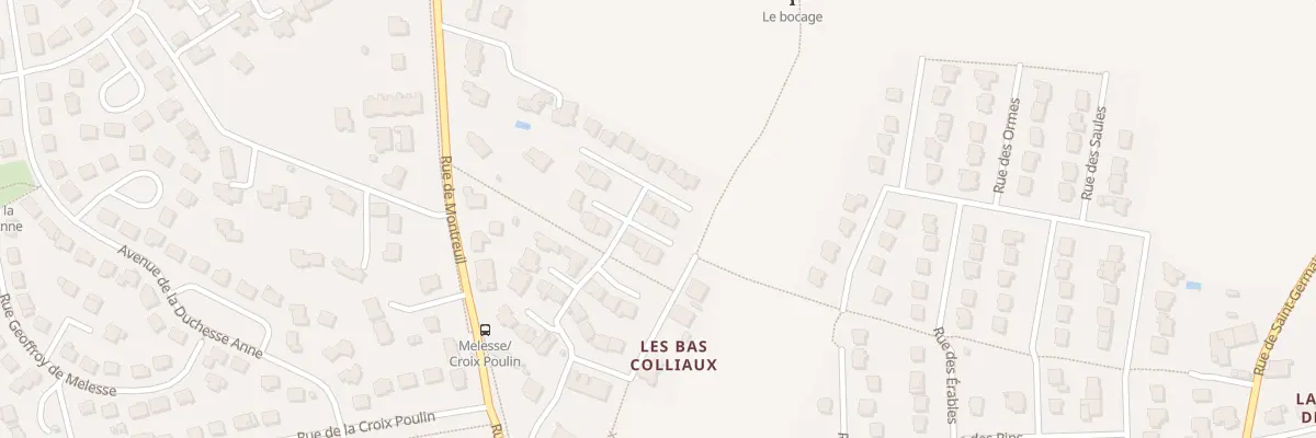 Plan du 14 Rue de la Pomme Chailleux à Melesse
