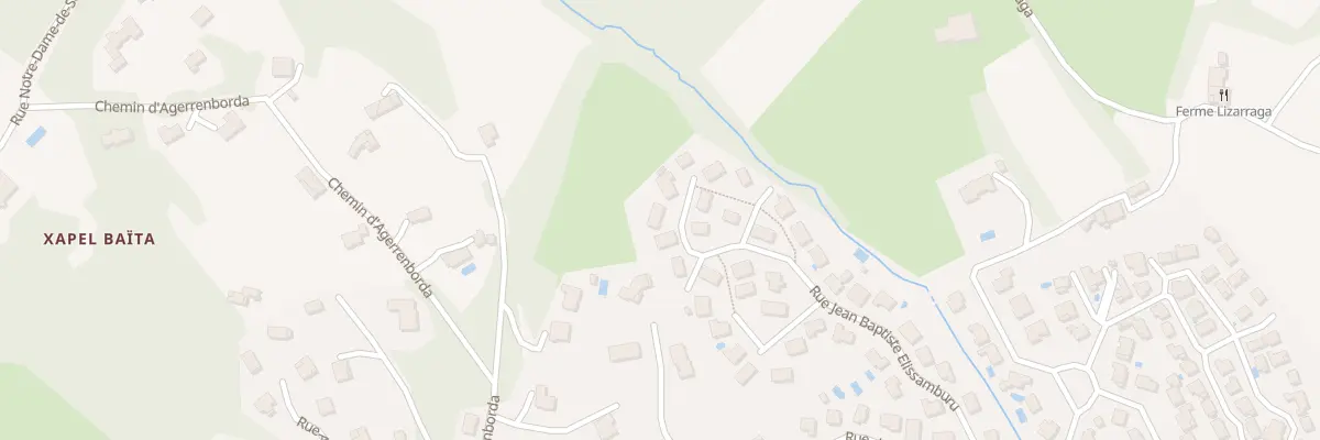 Plan du 27 Rue Jean-Baptiste Elissamburu à Urrugne