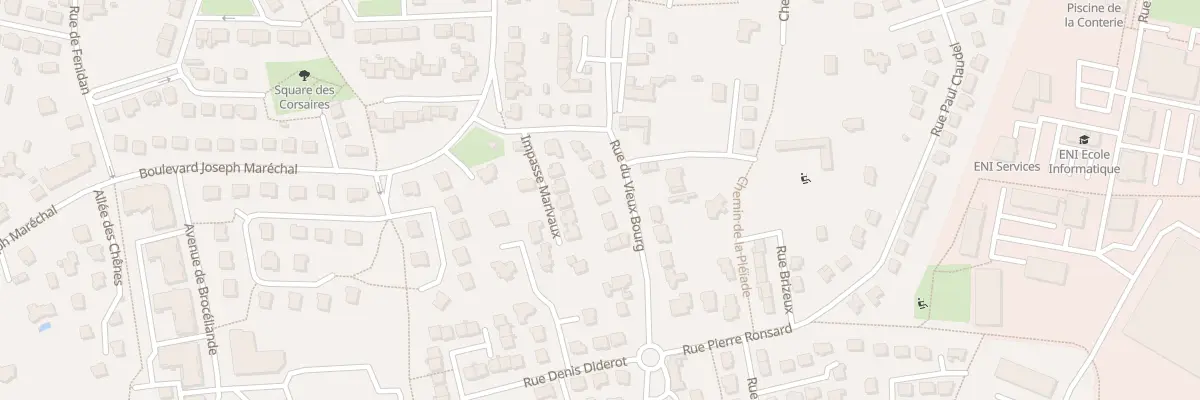 Plan du 10 Rue du Vieux Bourg à Chartres-de-Bretagne