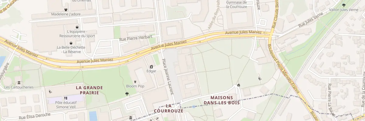 Plan du 25 Av Jules Maniez à Rennes