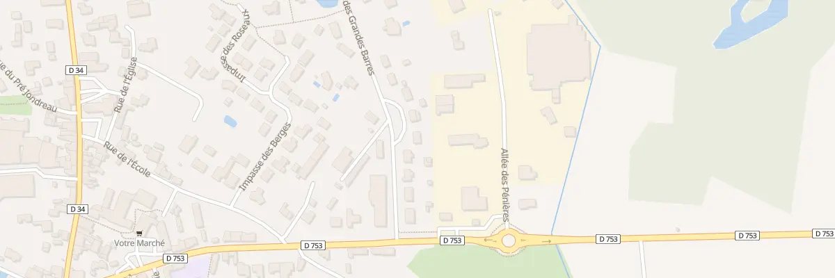 Plan du 12 Rue des grandes barres à Falleron