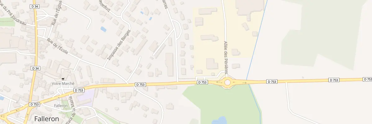 Plan du 6 Rue des grandes barres à Falleron