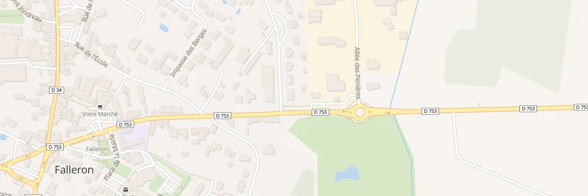 Plan du 4 Rue des grandes barres à Falleron
