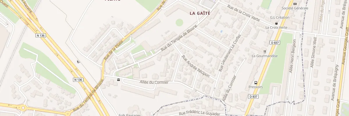 Plan du 4 Rue Antoine de St Exupery à Saint-Jacques-de-la-Lande