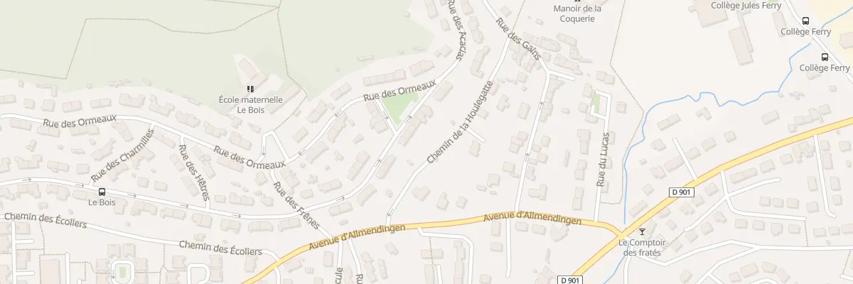 Plan du 8 Rue des Chataigniers à Cherbourg-en-Cotentin