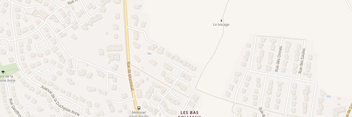 Plan du 21 Rue de la Pomme Chailleux à Melesse