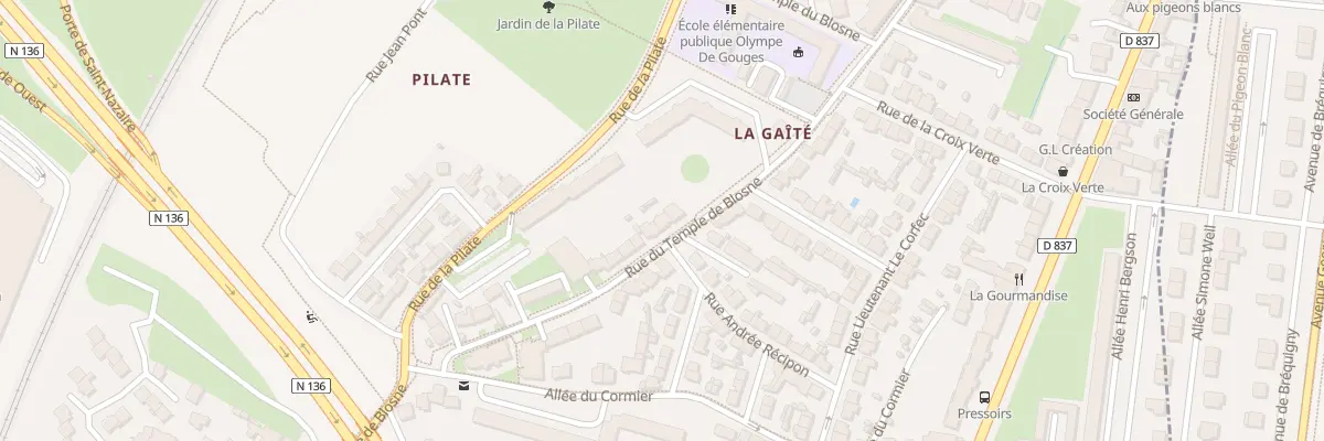 Plan du 66 Rue du Temple de Blosne à Saint-Jacques-de-la-Lande