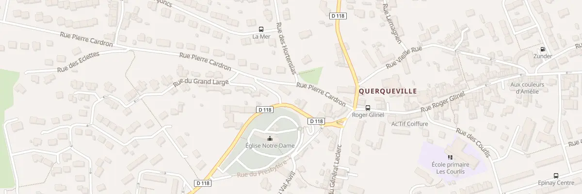 Plan du 6 Rue de l’Eglise - Querqueville à Cherbourg-en-Cotentin