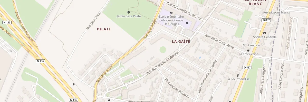 Plan du 71B Rue de la Pilate à Saint-Jacques-de-la-Lande