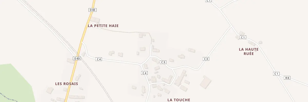 Plan du 5030 La Touche à Lanrigan