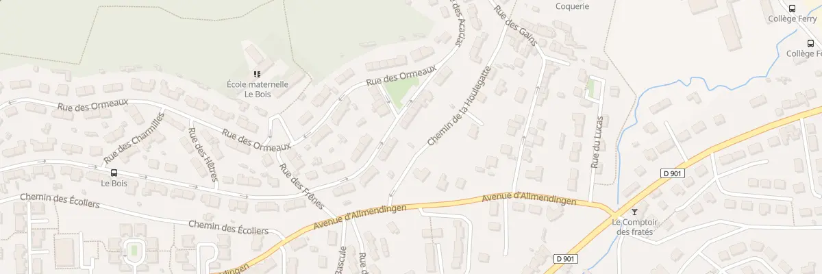 Plan du 12 Rue des Chataigniers à Cherbourg-en-Cotentin