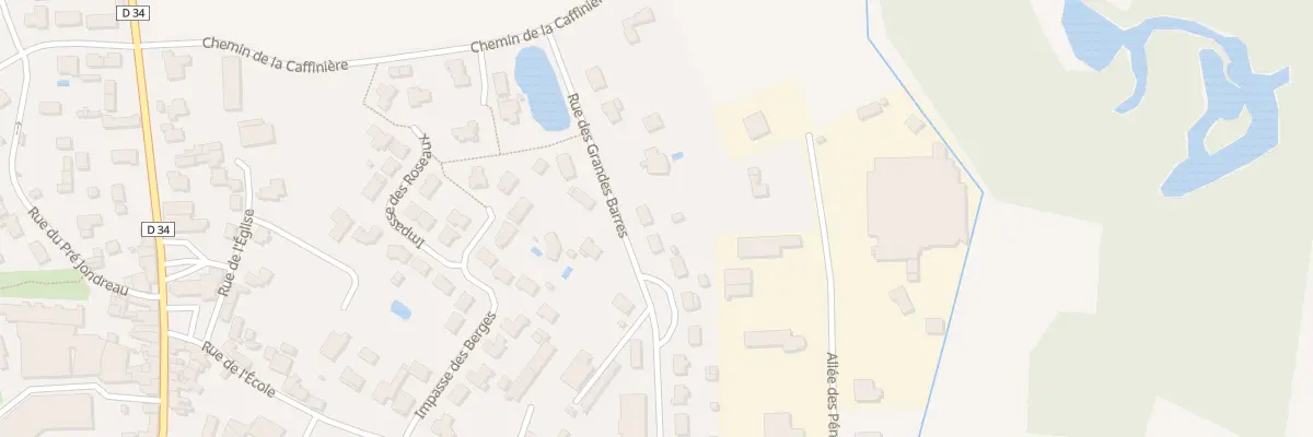 Plan du 20 Rue des grandes barres à Falleron